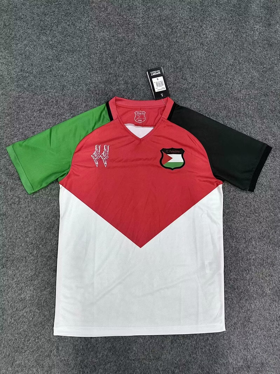 AAA Quality Palestine 24/25 Special Red/White Soccer Jersey